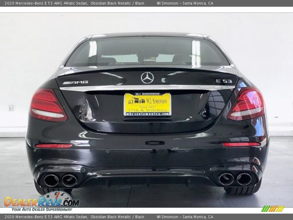 2020 Mercedes-Benz E 53 AMG 4Matic Sedan Obsidian Black Metallic / Black Photo #3