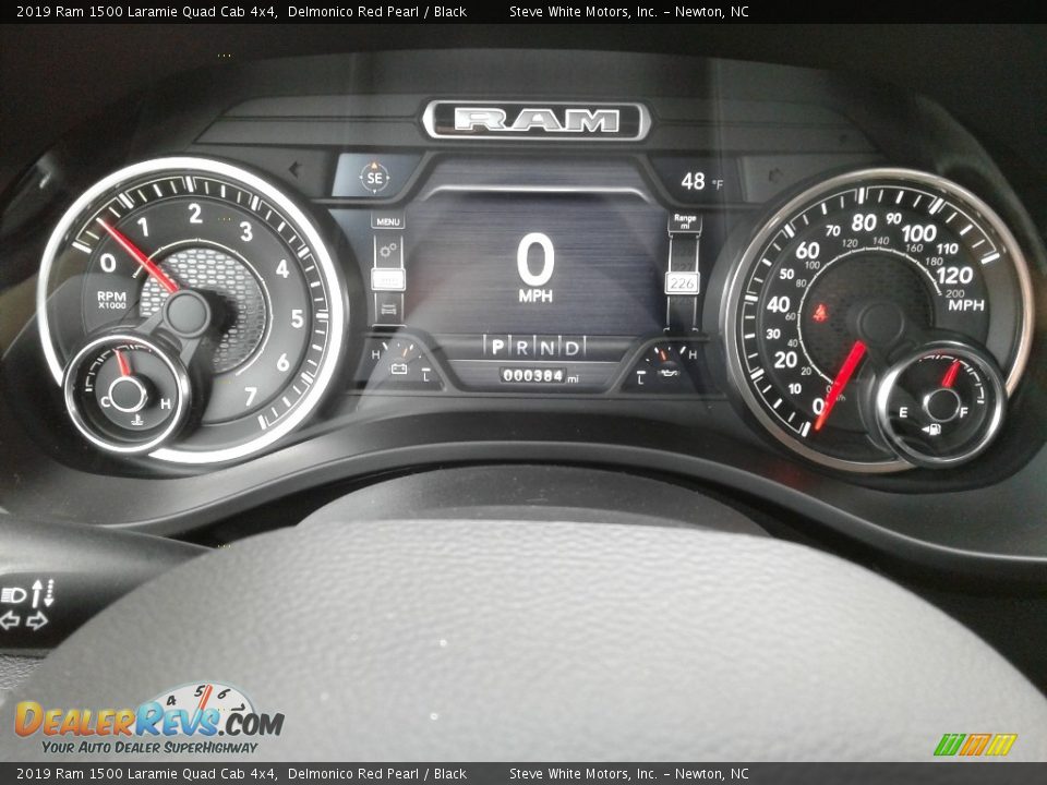 2019 Ram 1500 Laramie Quad Cab 4x4 Gauges Photo #19