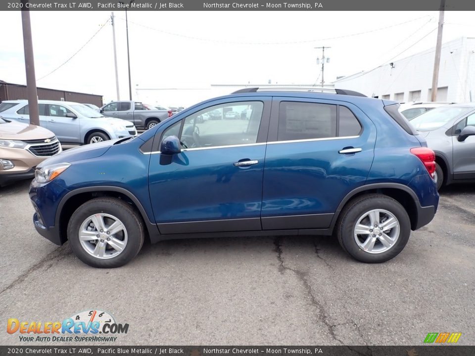 Pacific Blue Metallic 2020 Chevrolet Trax LT AWD Photo #2