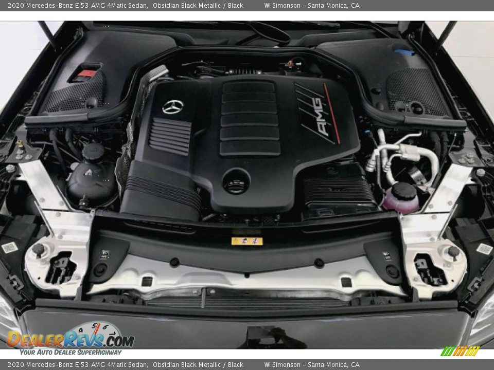 2020 Mercedes-Benz E 53 AMG 4Matic Sedan Obsidian Black Metallic / Black Photo #6