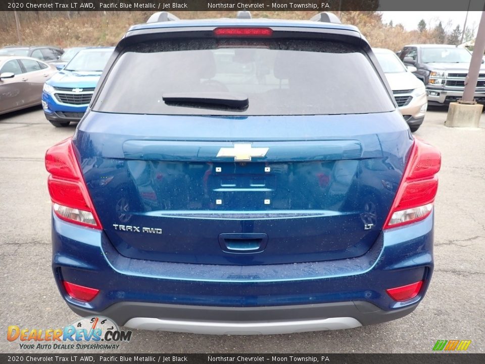 2020 Chevrolet Trax LT AWD Pacific Blue Metallic / Jet Black Photo #4