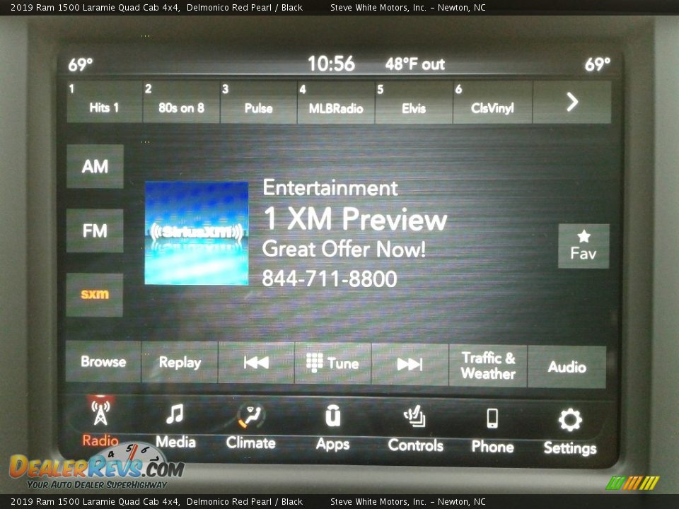 2019 Ram 1500 Laramie Quad Cab 4x4 Delmonico Red Pearl / Black Photo #21