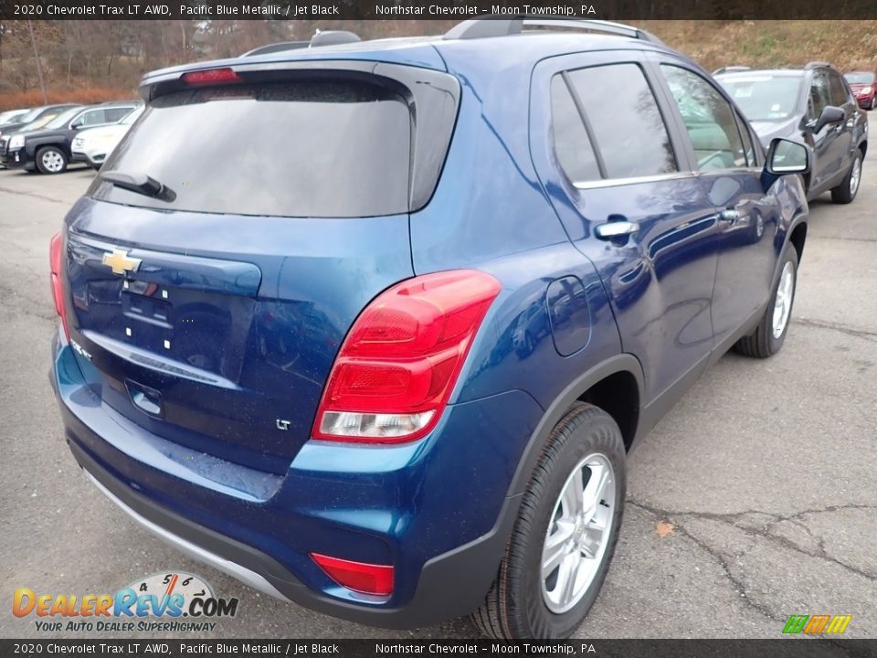 2020 Chevrolet Trax LT AWD Pacific Blue Metallic / Jet Black Photo #5