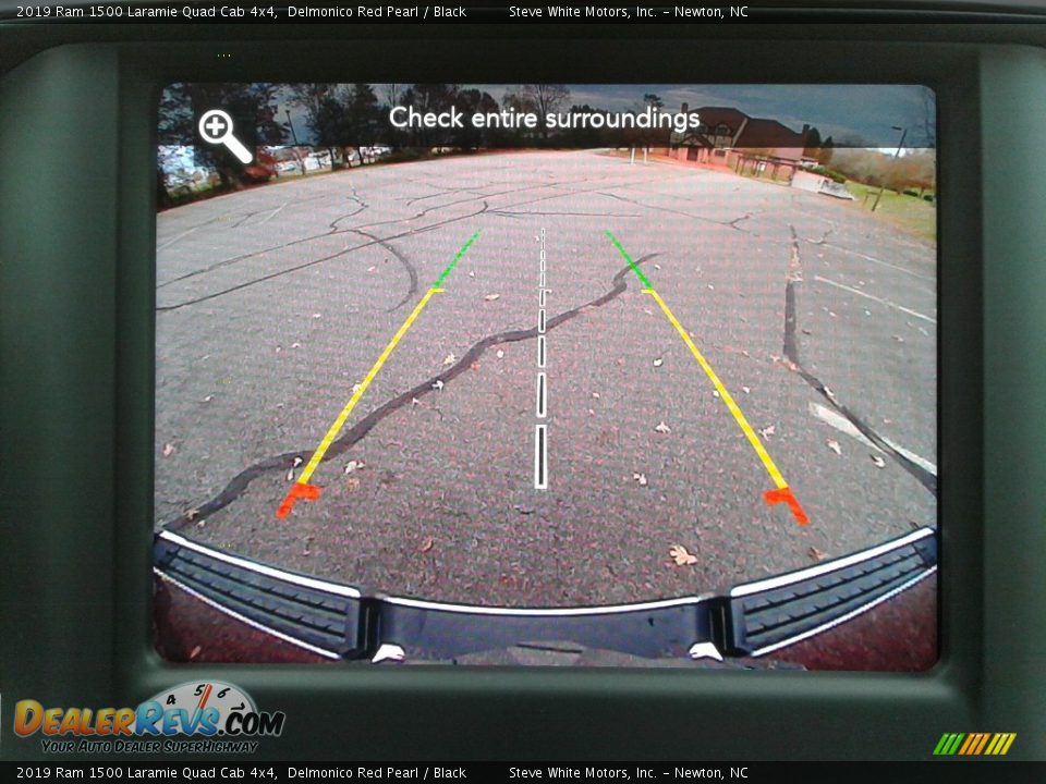 2019 Ram 1500 Laramie Quad Cab 4x4 Delmonico Red Pearl / Black Photo #22