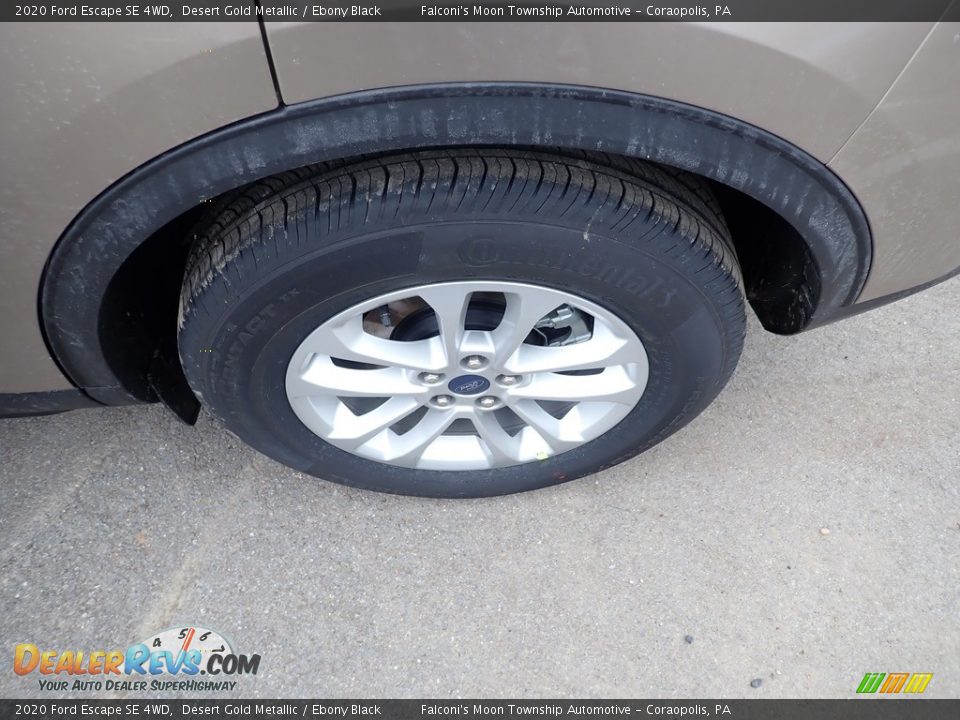 2020 Ford Escape SE 4WD Desert Gold Metallic / Ebony Black Photo #7