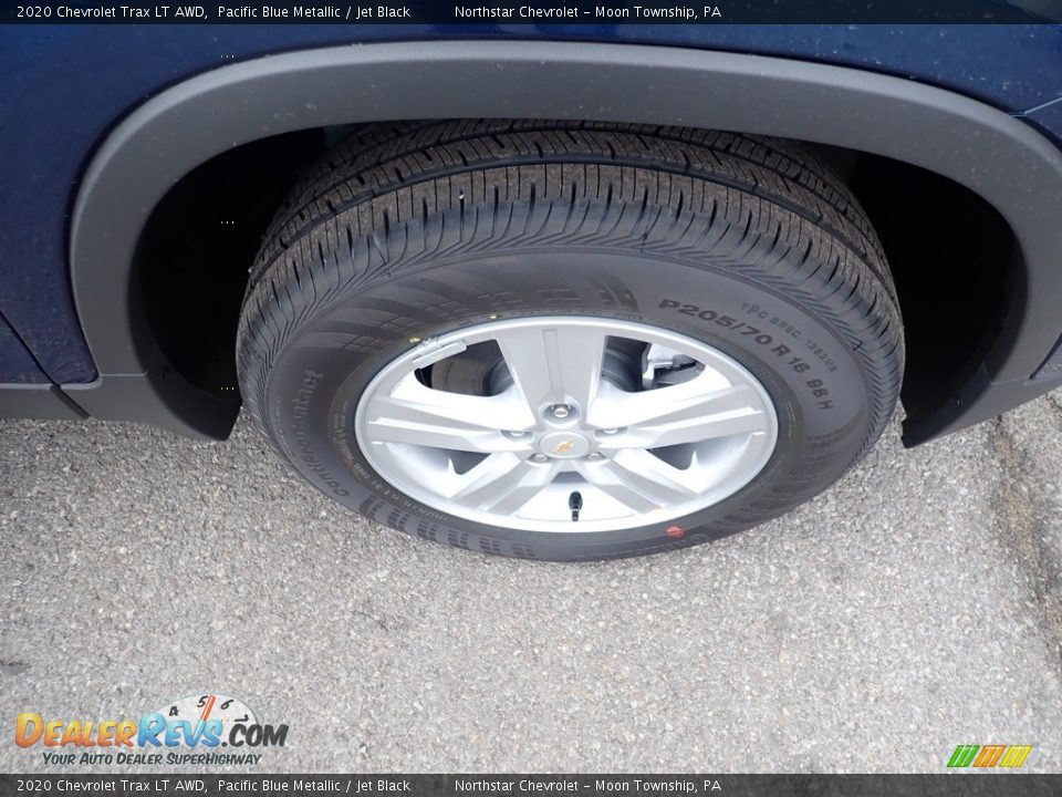 2020 Chevrolet Trax LT AWD Pacific Blue Metallic / Jet Black Photo #9