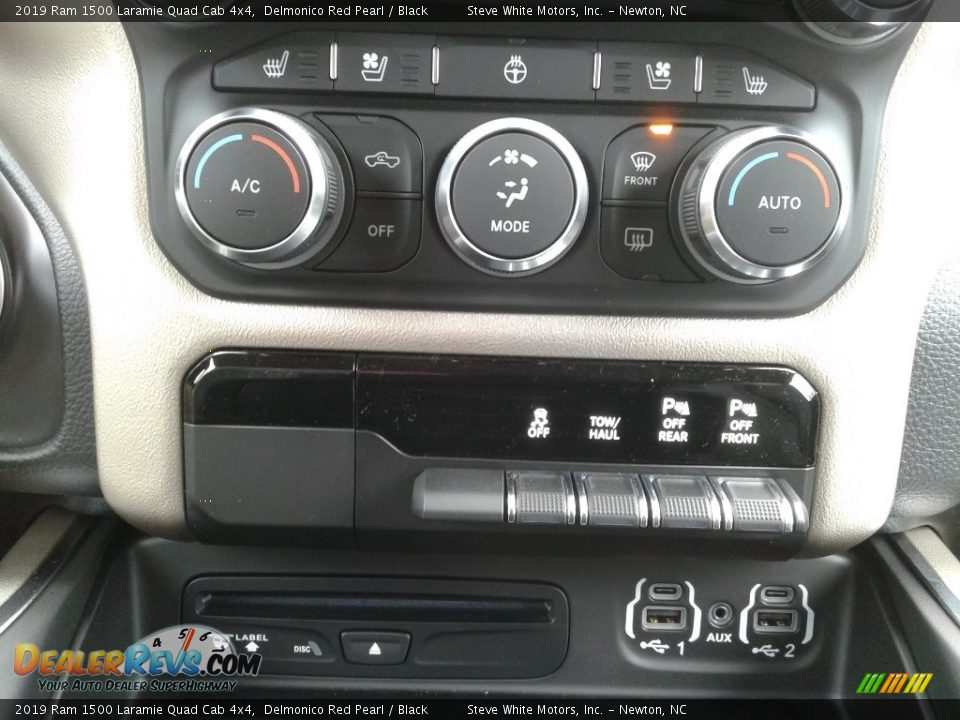 2019 Ram 1500 Laramie Quad Cab 4x4 Delmonico Red Pearl / Black Photo #27