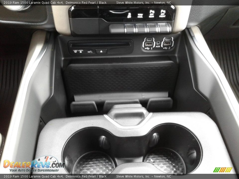 2019 Ram 1500 Laramie Quad Cab 4x4 Delmonico Red Pearl / Black Photo #28