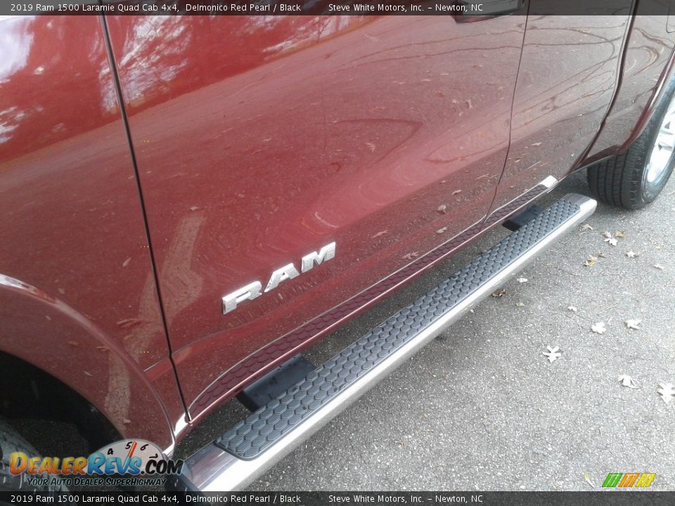 2019 Ram 1500 Laramie Quad Cab 4x4 Delmonico Red Pearl / Black Photo #30
