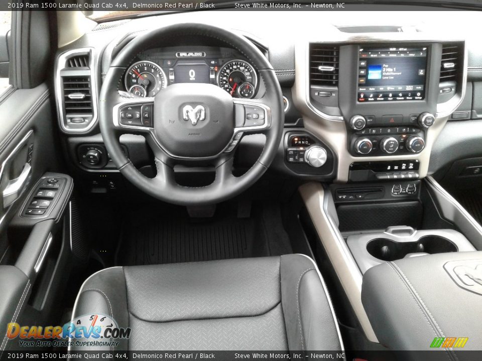 2019 Ram 1500 Laramie Quad Cab 4x4 Delmonico Red Pearl / Black Photo #31