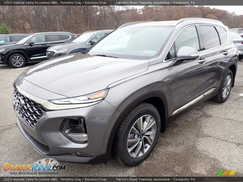 2020 Hyundai Santa Fe Limited AWD Portofino Gray / Espresso/Gray Photo #5