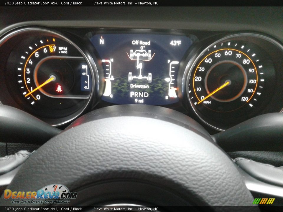 2020 Jeep Gladiator Sport 4x4 Gauges Photo #18