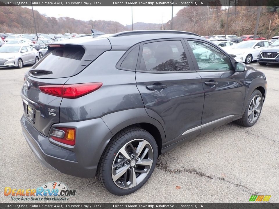 2020 Hyundai Kona Ultimate AWD Thunder Gray / Black Photo #2