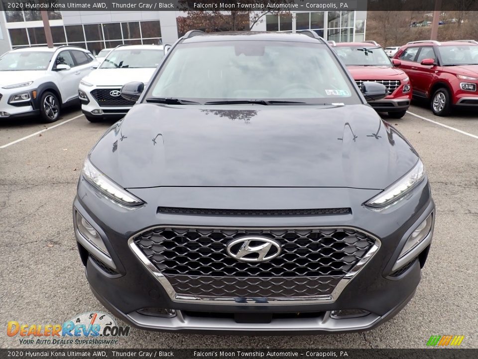 2020 Hyundai Kona Ultimate AWD Thunder Gray / Black Photo #4
