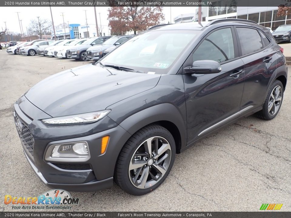 2020 Hyundai Kona Ultimate AWD Thunder Gray / Black Photo #5