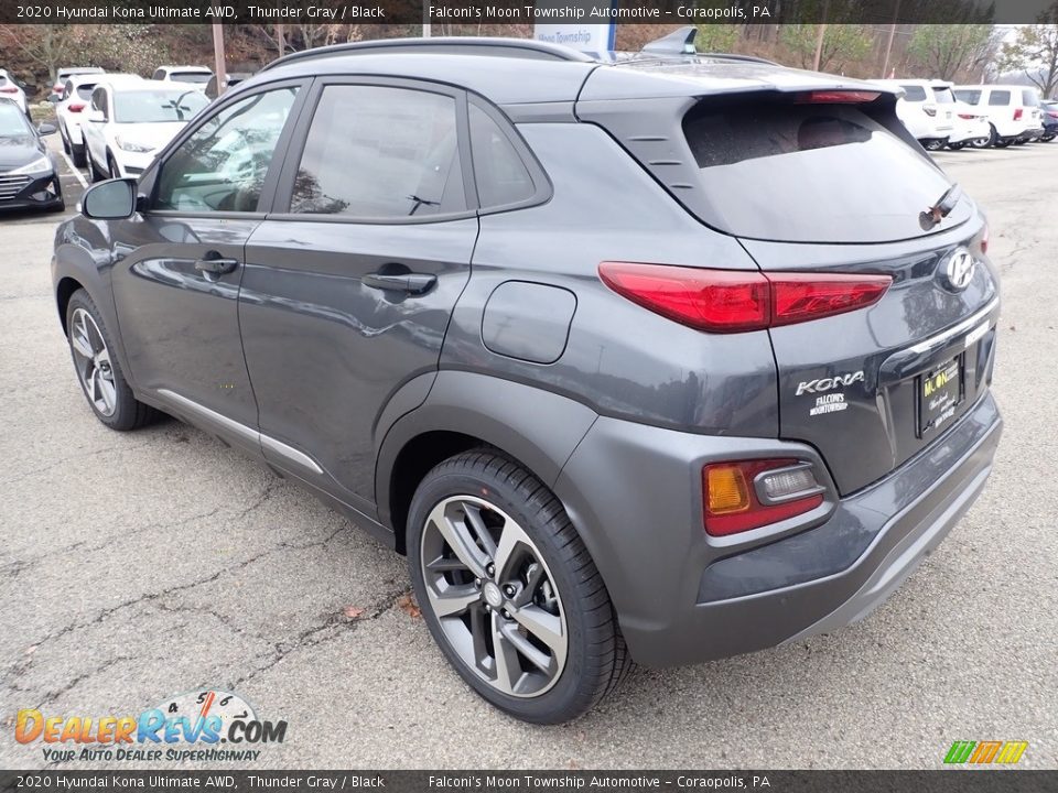 2020 Hyundai Kona Ultimate AWD Thunder Gray / Black Photo #6