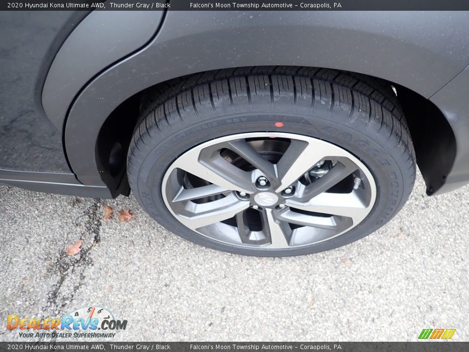 2020 Hyundai Kona Ultimate AWD Thunder Gray / Black Photo #7