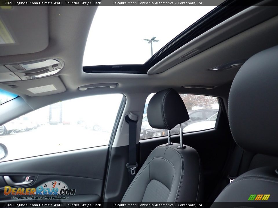 2020 Hyundai Kona Ultimate AWD Thunder Gray / Black Photo #13