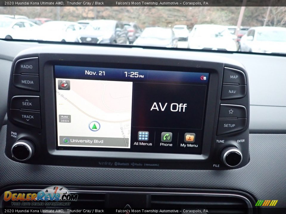 Controls of 2020 Hyundai Kona Ultimate AWD Photo #14