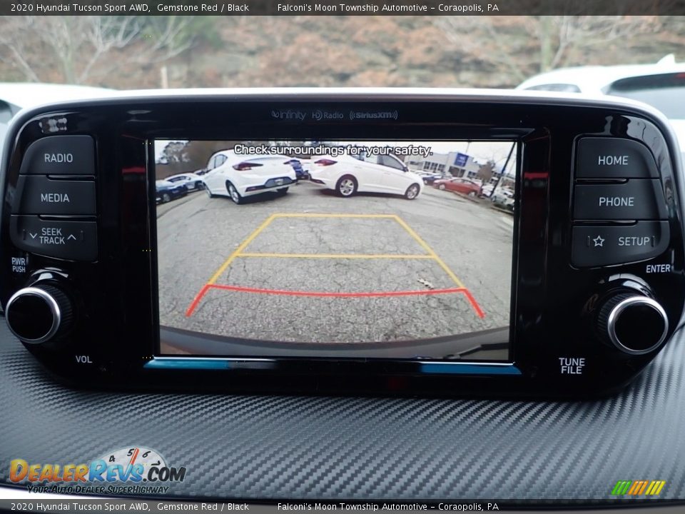2020 Hyundai Tucson Sport AWD Gemstone Red / Black Photo #14