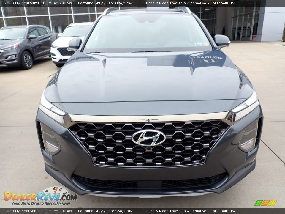 2020 Hyundai Santa Fe Limited 2.0 AWD Portofino Gray / Espresso/Gray Photo #4