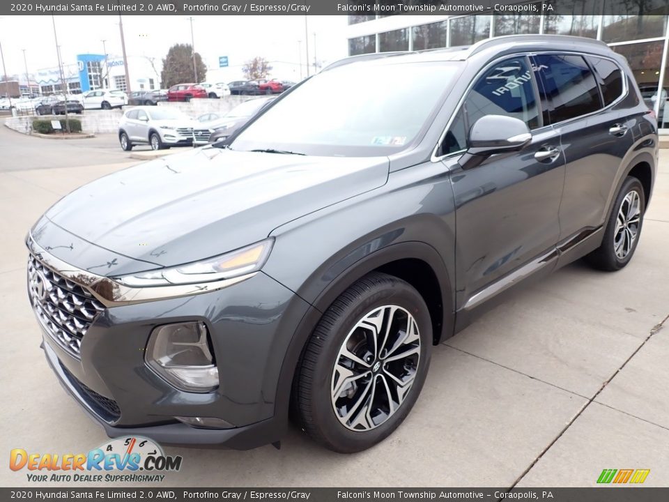 Front 3/4 View of 2020 Hyundai Santa Fe Limited 2.0 AWD Photo #5
