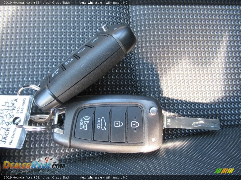 2019 Hyundai Accent SE Urban Gray / Black Photo #20
