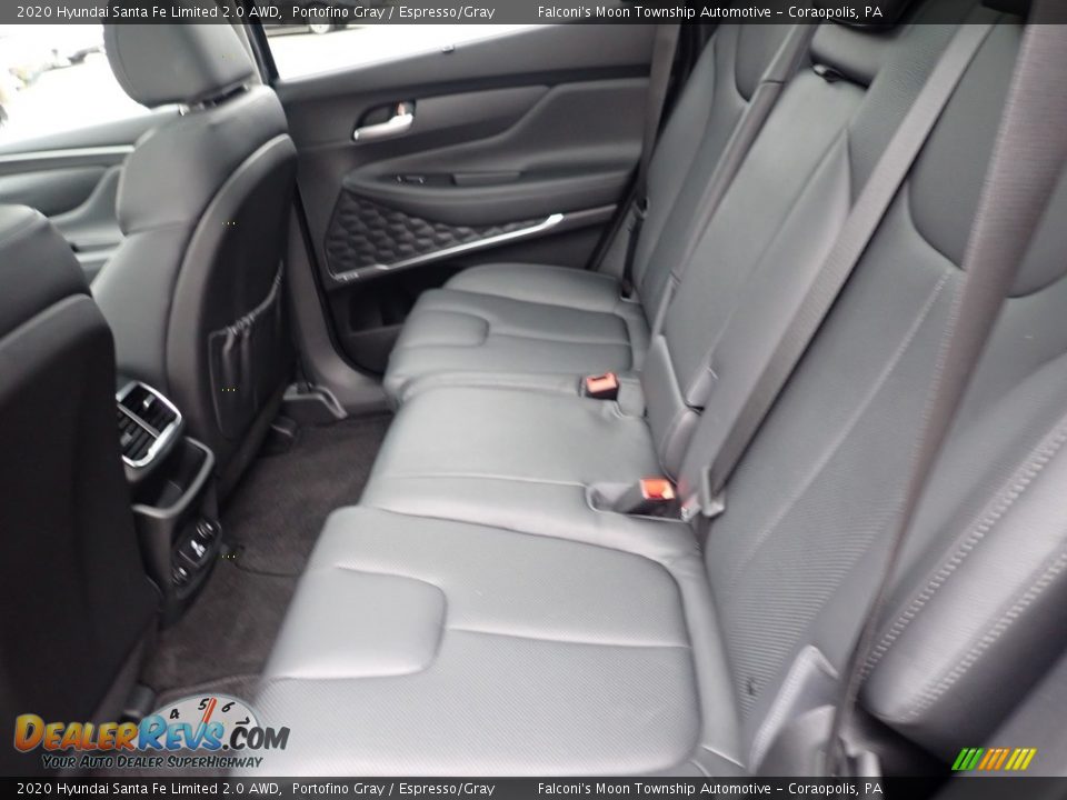 2020 Hyundai Santa Fe Limited 2.0 AWD Portofino Gray / Espresso/Gray Photo #8