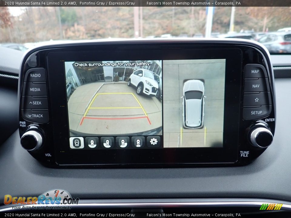 2020 Hyundai Santa Fe Limited 2.0 AWD Portofino Gray / Espresso/Gray Photo #15