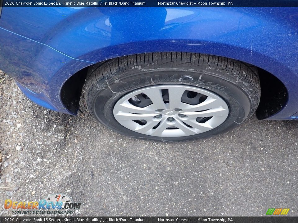 2020 Chevrolet Sonic LS Sedan Kinetic Blue Metallic / Jet Black/Dark Titanium Photo #2
