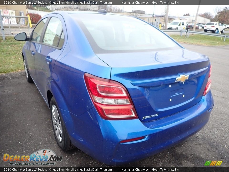 2020 Chevrolet Sonic LS Sedan Kinetic Blue Metallic / Jet Black/Dark Titanium Photo #3