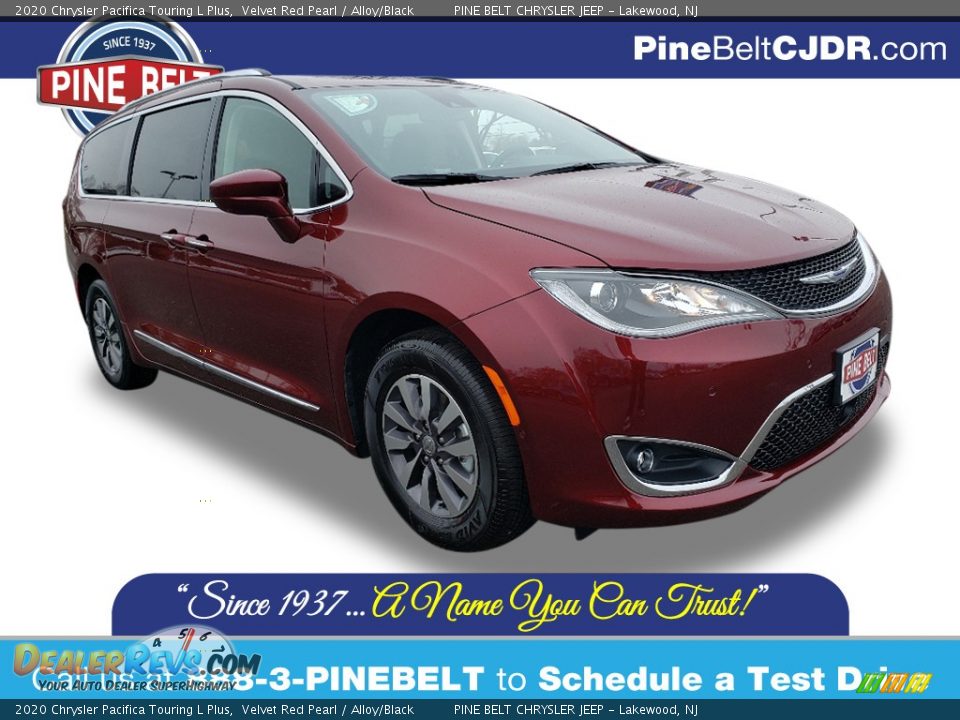 2020 Chrysler Pacifica Touring L Plus Velvet Red Pearl / Alloy/Black Photo #1