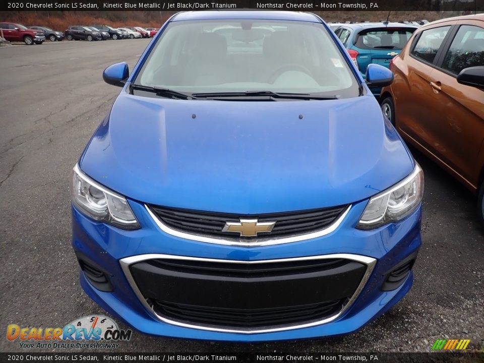 2020 Chevrolet Sonic LS Sedan Kinetic Blue Metallic / Jet Black/Dark Titanium Photo #8