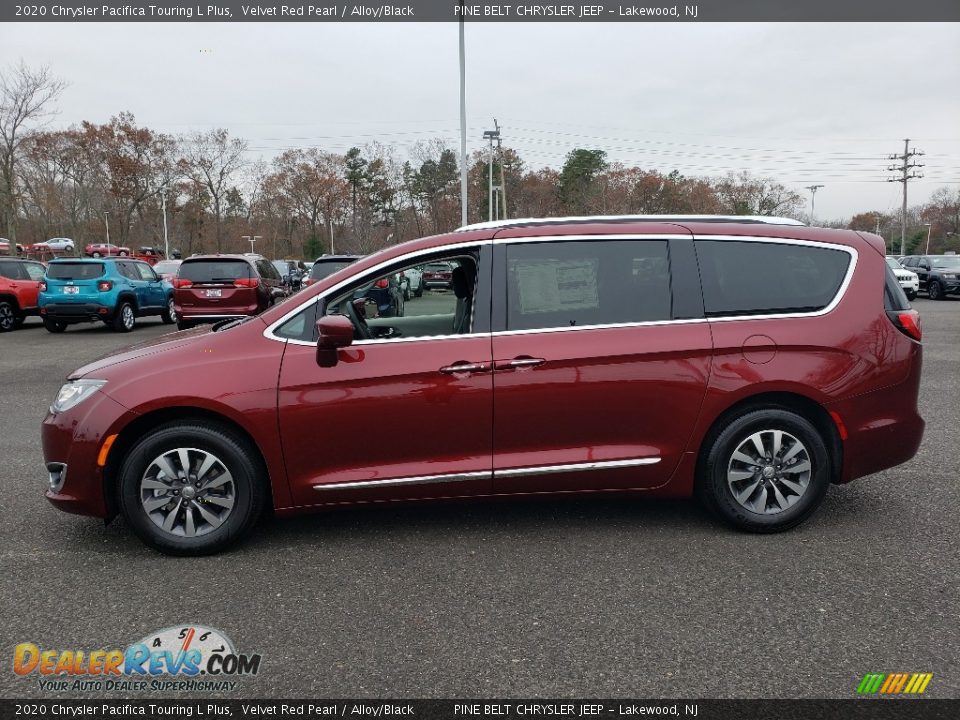 2020 Chrysler Pacifica Touring L Plus Velvet Red Pearl / Alloy/Black Photo #3