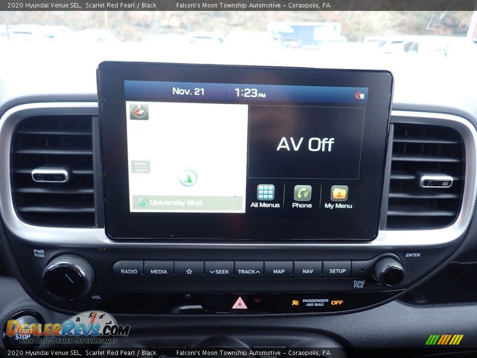 2020 Hyundai Venue SEL Scarlet Red Pearl / Black Photo #14