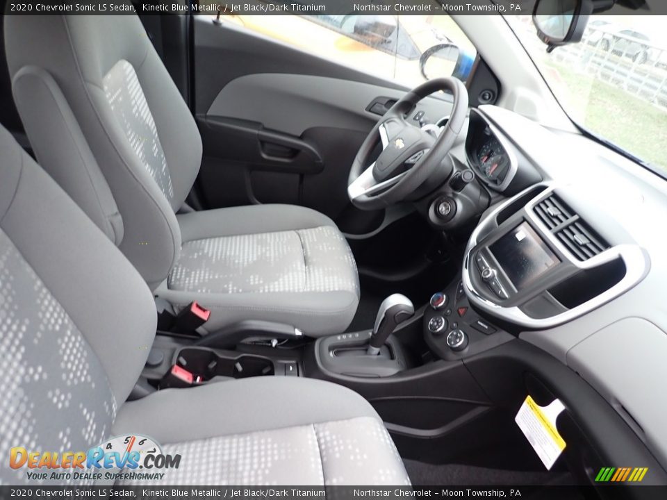 2020 Chevrolet Sonic LS Sedan Kinetic Blue Metallic / Jet Black/Dark Titanium Photo #10