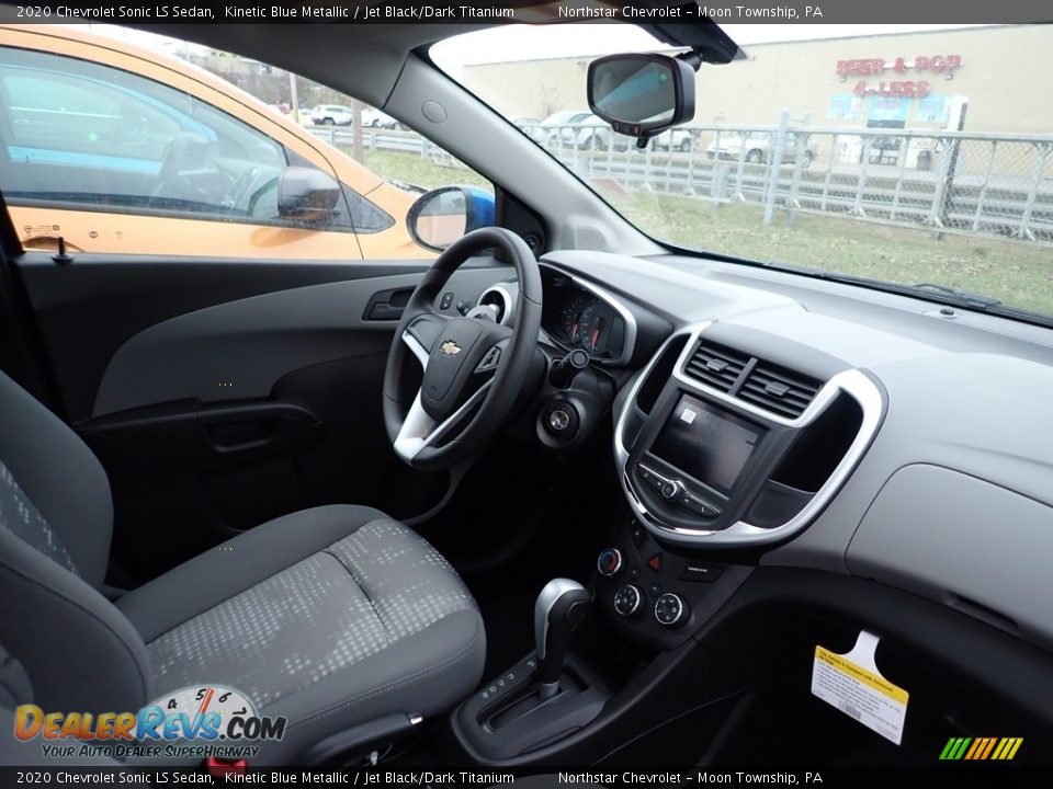 2020 Chevrolet Sonic LS Sedan Kinetic Blue Metallic / Jet Black/Dark Titanium Photo #11