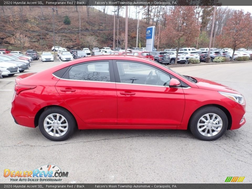 Pomegranate Red 2020 Hyundai Accent SEL Photo #1