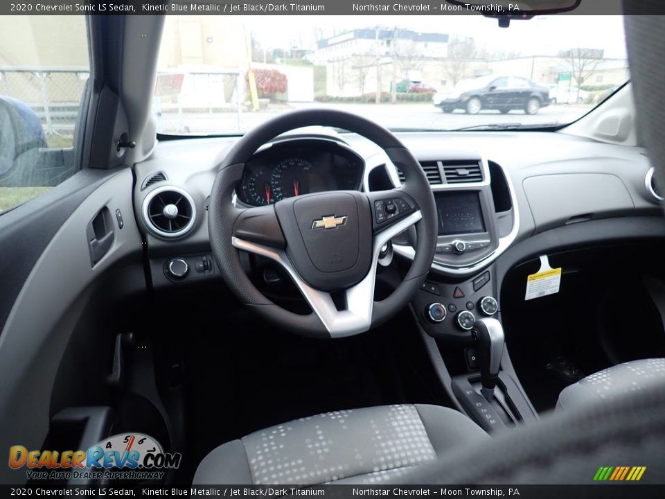 2020 Chevrolet Sonic LS Sedan Kinetic Blue Metallic / Jet Black/Dark Titanium Photo #13