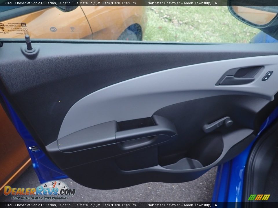 2020 Chevrolet Sonic LS Sedan Kinetic Blue Metallic / Jet Black/Dark Titanium Photo #14