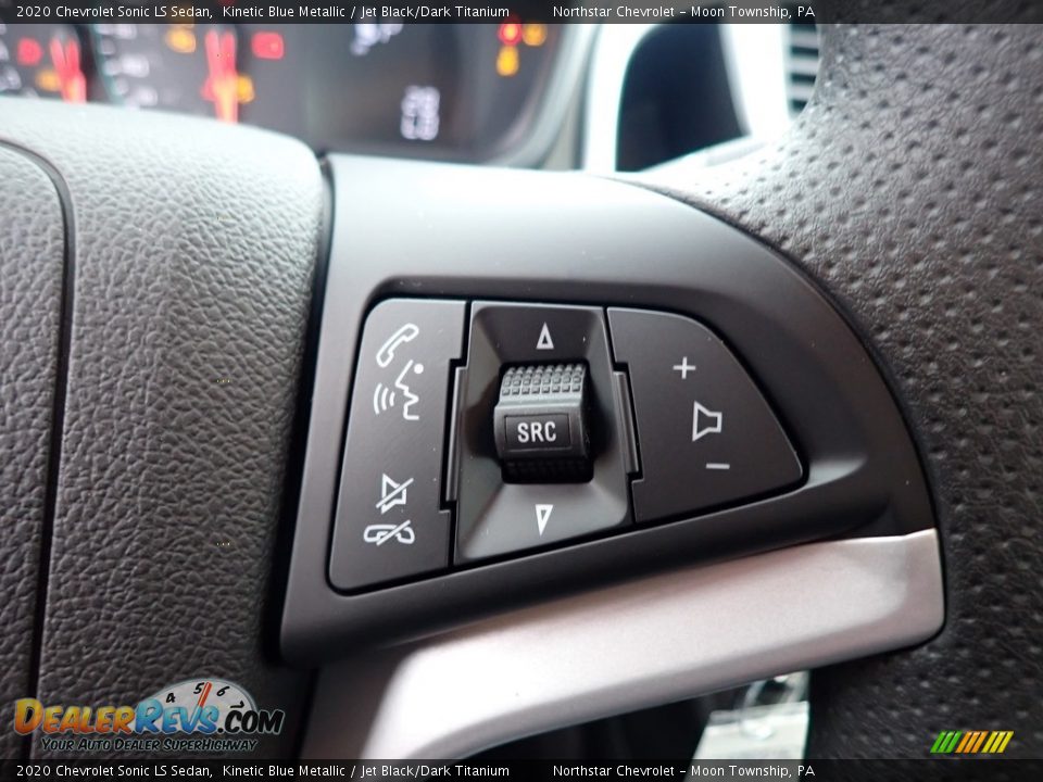 2020 Chevrolet Sonic LS Sedan Kinetic Blue Metallic / Jet Black/Dark Titanium Photo #17