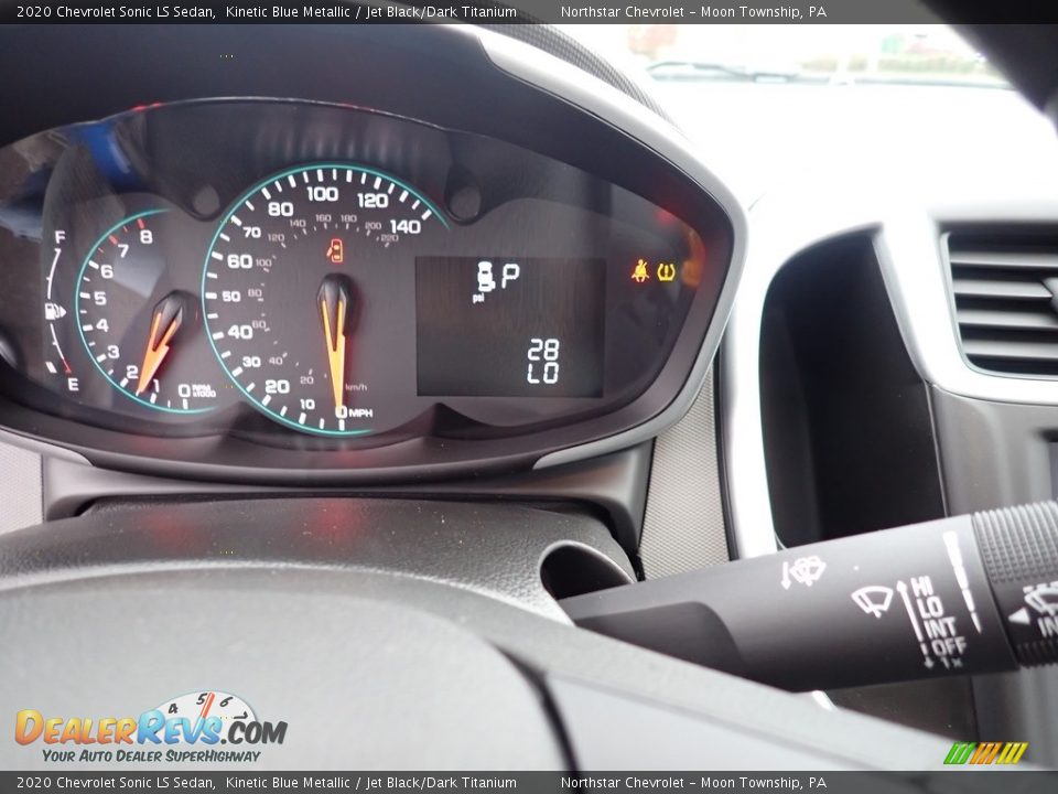 2020 Chevrolet Sonic LS Sedan Kinetic Blue Metallic / Jet Black/Dark Titanium Photo #20