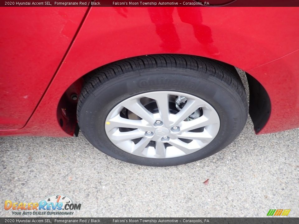 2020 Hyundai Accent SEL Pomegranate Red / Black Photo #8