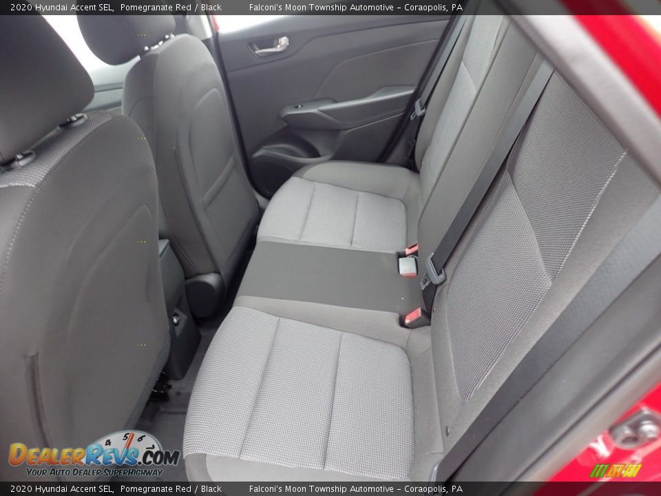 2020 Hyundai Accent SEL Pomegranate Red / Black Photo #9