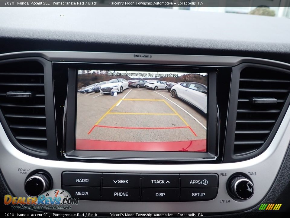 2020 Hyundai Accent SEL Pomegranate Red / Black Photo #15