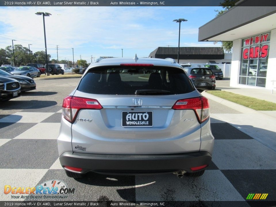 2019 Honda HR-V EX AWD Lunar Silver Metallic / Black Photo #4
