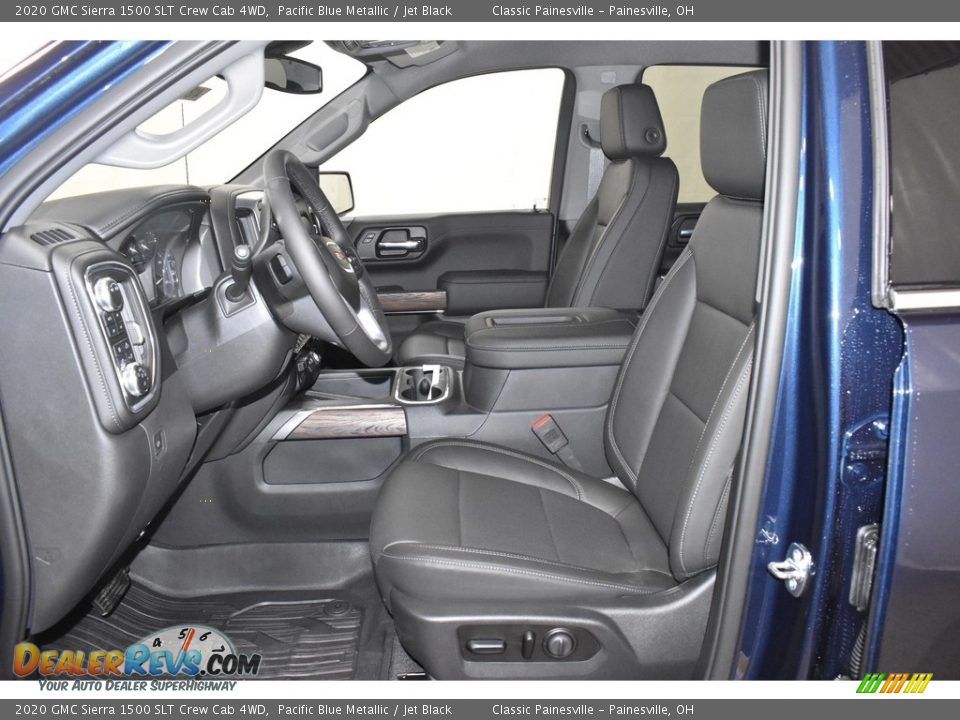 2020 GMC Sierra 1500 SLT Crew Cab 4WD Pacific Blue Metallic / Jet Black Photo #5