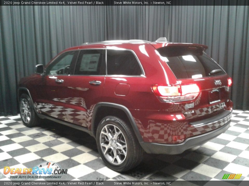 2020 Jeep Grand Cherokee Limited 4x4 Velvet Red Pearl / Black Photo #8