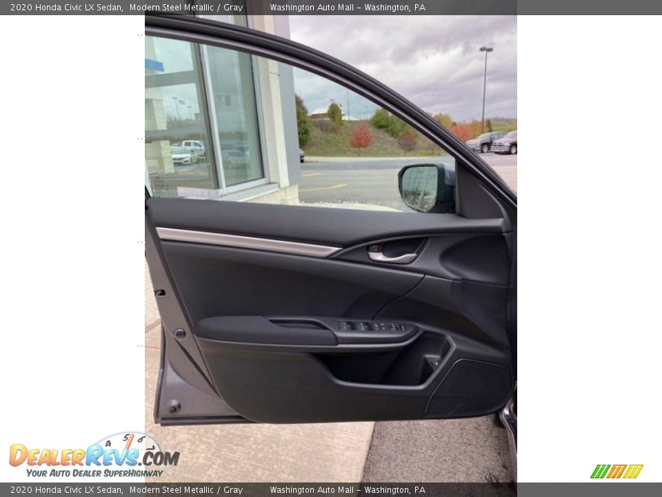 2020 Honda Civic LX Sedan Modern Steel Metallic / Gray Photo #10