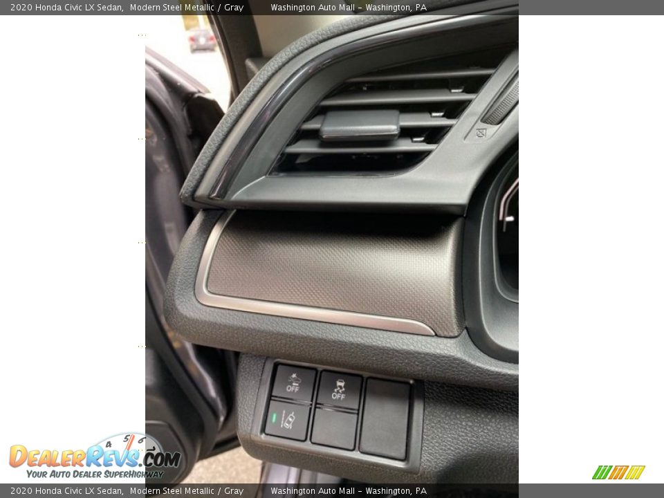 2020 Honda Civic LX Sedan Modern Steel Metallic / Gray Photo #12